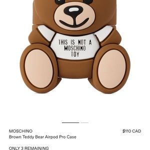 Moschino Teddy Bear Air Pods Case